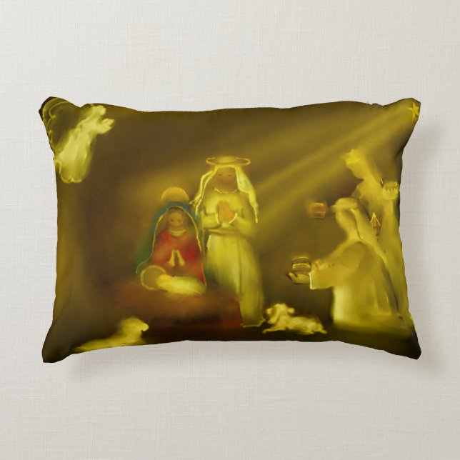 Die Krippe Dekokissen (Vorderseite)