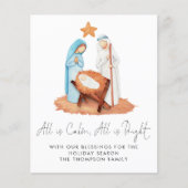 Die Krippe des Haushalts ist alles eine ruhige Fer (Vorderseite)