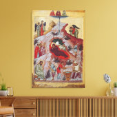 Die Krippe, die russische Ikone, das 16. Jahrhunde Leinwanddruck (Insitu (Wohnzimmer))