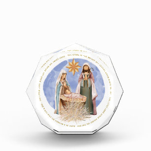 Die Krippe ist in gefährlichen Texten weg Fotoblock