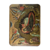 Die Krippe (Öl auf Tafel) Magnet (Vertikal)