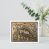 Die Krippe (Öl auf Tafel) Postkarte (Stehend Vorderseite)