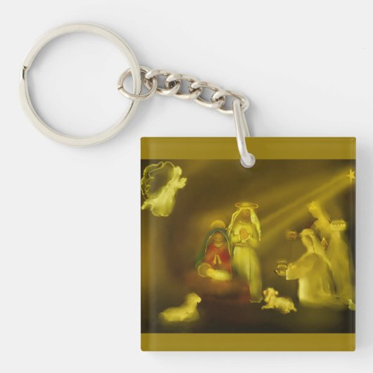 Die Krippe Schlüsselanhänger (Vorderseite)