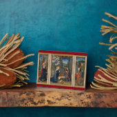 Die Krippe Schöne religiöse Weihnachten Fotoplatte (Seite)