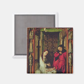 Die Krippe, verlassen Dreierflügel, c.1496 Magnet (Vorderseite/Rückseite)