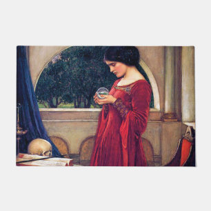 Die Kristallkugel, John William Waterhouse Fußmatte