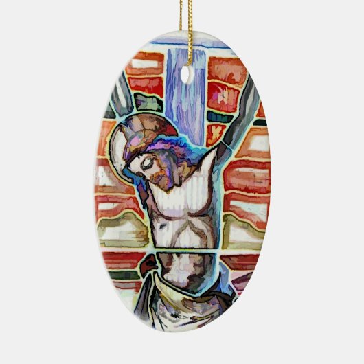 DIE KRITIFIXIERUNG KERAMIK ORNAMENT (Rechts)