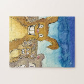 Die Kritiker kommen Cartoon Puzzle (Horizontal)