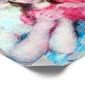 Die Krokodile-Lektion, Mary Cassatt Poster (Ecke)