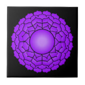Die Krone Chakra Fliese (Vorderseite)