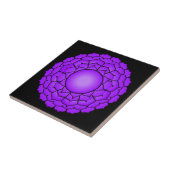 Die Krone Chakra Fliese (Seite)