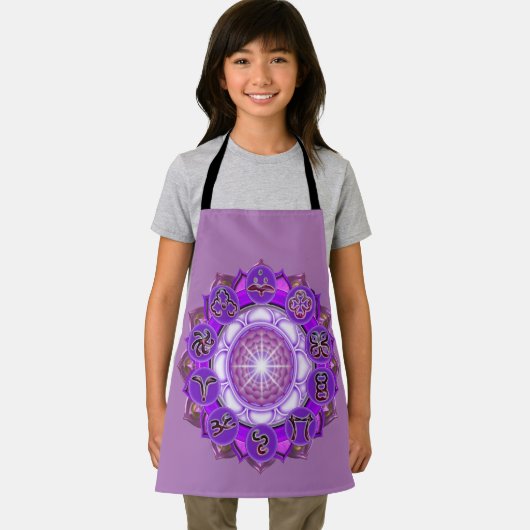 Die Krone Chakra Schürze (Insitu)