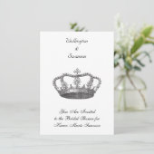 Die Krone der klassischen Königin Einladung (Stehend Vorderseite)