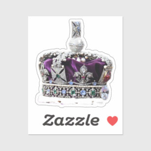 Die Krone der Königin Aufkleber