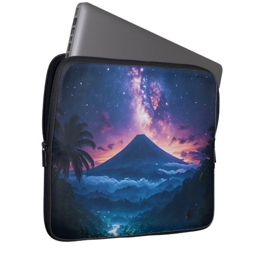 Die Krone des Javanischen Luftraums Laptopschutzhülle (Vorne Rechts)