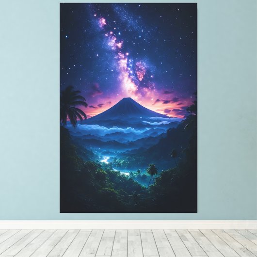 Die Krone des Javanischen Luftraums Leinwanddruck (Insitu (Holzboden))