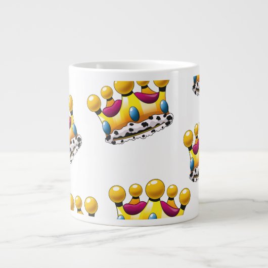 Die Krone des Königs Jumbo-Tasse (Vorderseite)