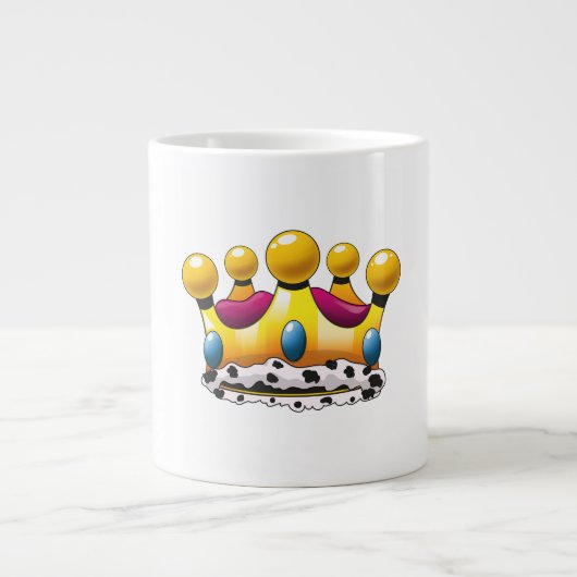 Die Krone des Königs Jumbo-Tasse (Vorderseite)