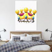 Die Krone des Königs Leinwanddruck (Insitu (Schlafzimmer))