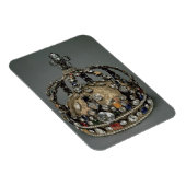 Die Krone von Louis XV, 1722 (vergoldetes Silber,  Magnet (Rechte Seite)