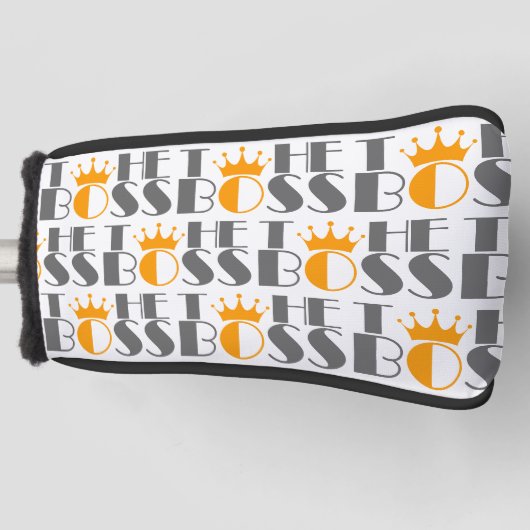Die Kronen des Boss Golf Headcover (Vorderseite)