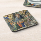 Die Krönung der Jungfrau, 1441-7 (Tempera auf p Untersetzer (Linke Seite)