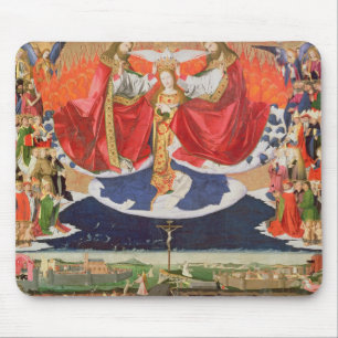 Die Krönung der Jungfrau, abgeschlossen 1454 2 Mousepad