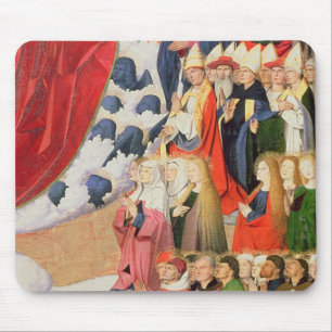Die Krönung der Jungfrau, abgeschlossen 1454 Mousepad