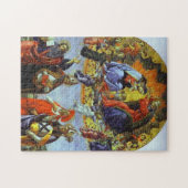 Die Krönung der Jungfrau durch Botticelli Puzzle (Horizontal)