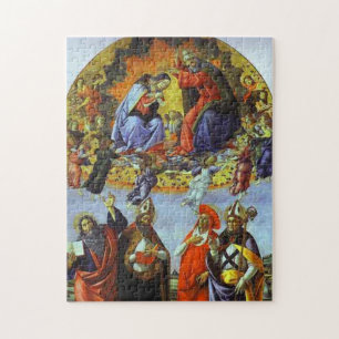 Die Krönung der Jungfrau durch Botticelli Puzzle