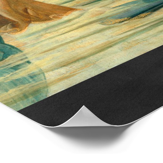 Die Krönung der Jungfrau durch Filippino Lippi Poster (Ecke)