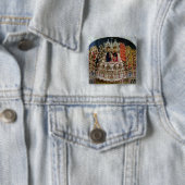 Die Krönung der Jungfrau in Paradies, 1438 Button (Beispiel)