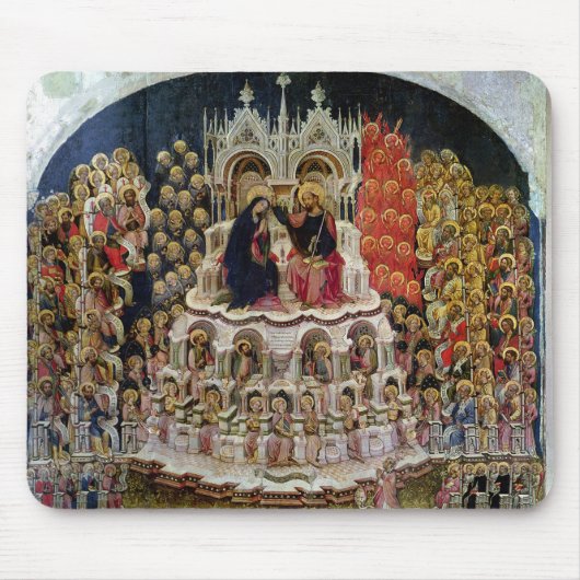 Die Krönung der Jungfrau in Paradies, 1438 Mousepad (Vorne)