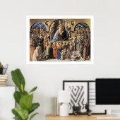 Die Krönung der Jungfrau Poster (Heimbüro)