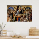 Die Krönung der Jungfrau-Puppe Poster (Küche)