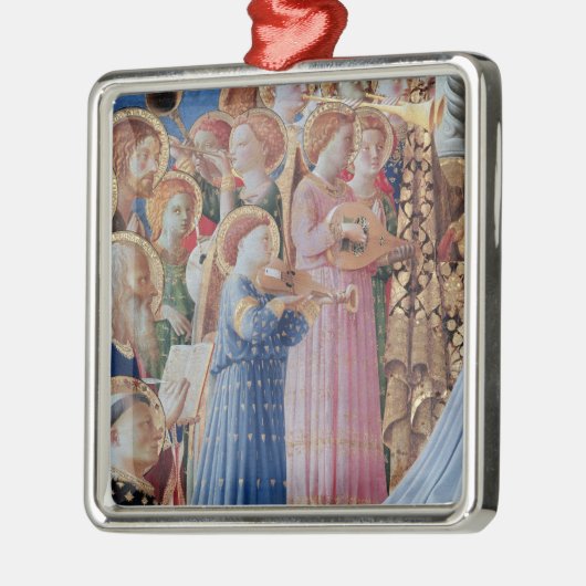 Die Krönung der Jungfrau Silbernes Ornament (Links)