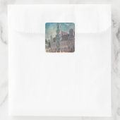 Die Krönung der Kaiserin Quadratischer Aufkleber (Tasche)