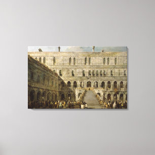 Die Krönung des Doge von Venedig Leinwanddruck