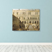 Die Krönung des Dogen von Venedig Leinwanddruck (Insitu (Holzboden))