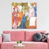 Die Krönung des Kaisers Charlemagne Leinwanddruck (Insitu (Wohnzimmer))