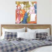 Die Krönung des Kaisers Charlemagne Leinwanddruck (Insitu (Schlafzimmer))