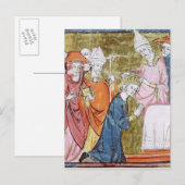 Die Krönung des Kaisers Charlemagne Postkarte (Vorne/Hinten)