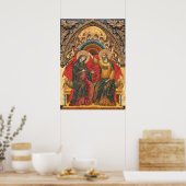 Die Krönung des Posters der Jungfrau Fine Art Poster (Küche)