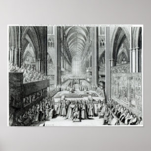 Die Krönung König James II. c.1685 Poster