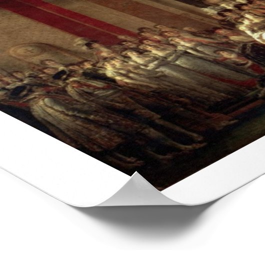 Die Krönung Napoleons (1806) Poster (Ecke)