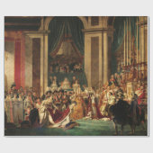 Die Krönung Napoleons durch Jacques-Louis David Geschenkpapier (Flach)