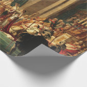 Die Krönung Napoleons durch Jacques-Louis David Geschenkpapier (Ecke)