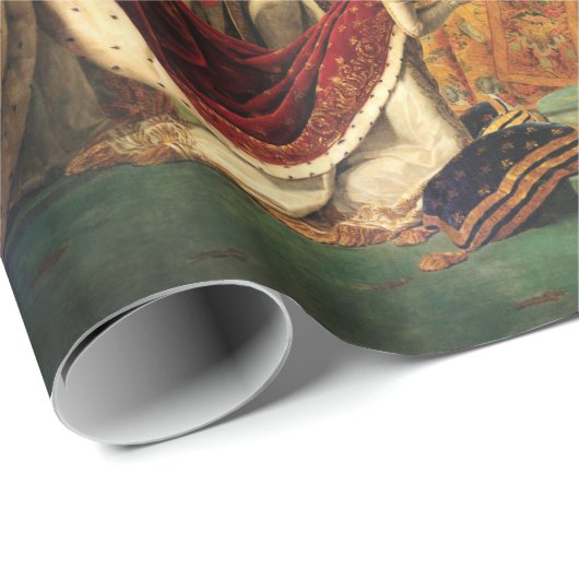 Die Krönung Napoleons durch Jacques-Louis David Geschenkpapier (Rolleneckpunkt)