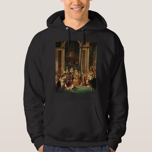 Die Krönung Napoleons durch Jacques-Louis David Hoodie (Vorderseite)