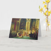 Die Krönung Napoleons durch Jacques Louis David Karte (Gelbe Blume)